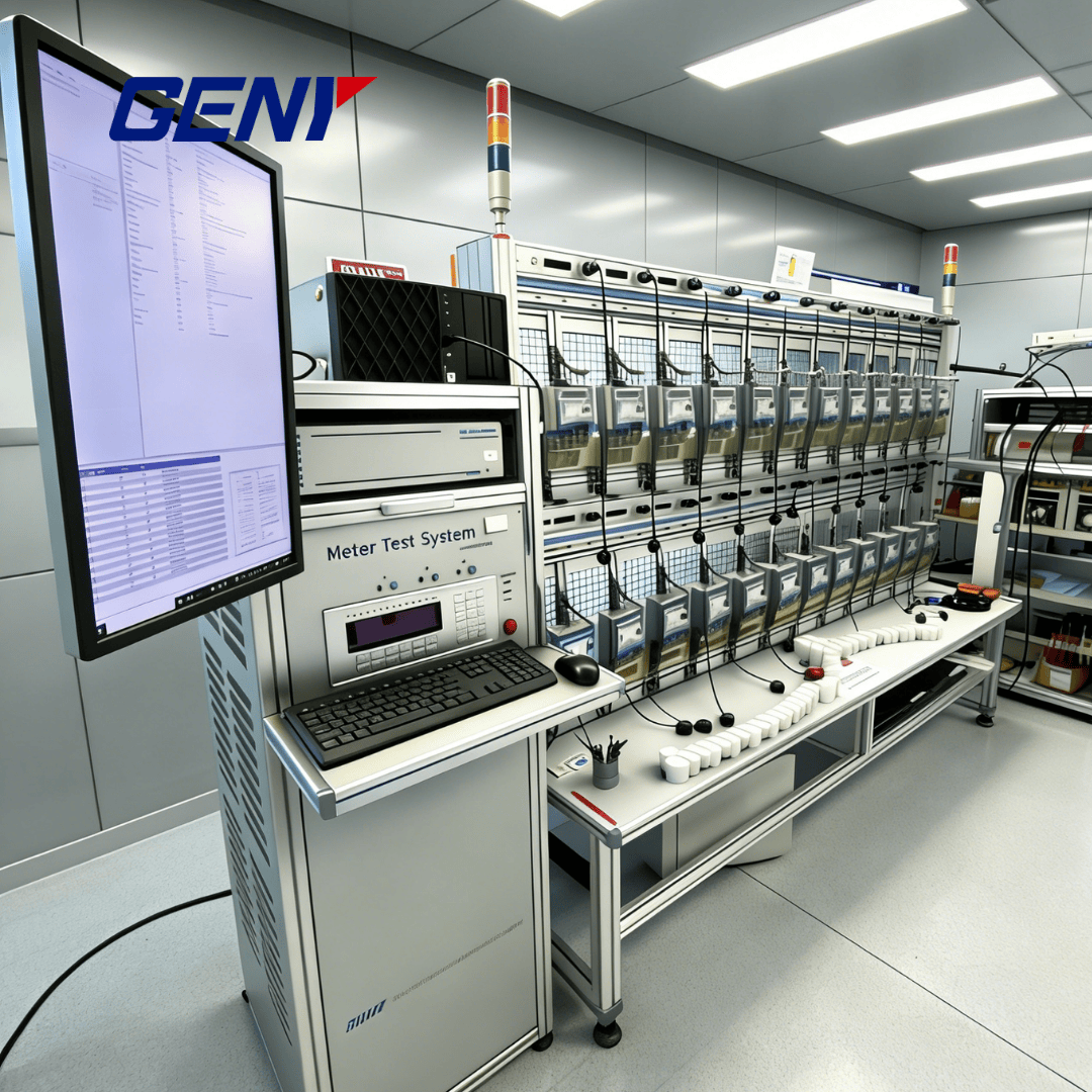 Automated Three-Phase Meter Test Bench for Calibration